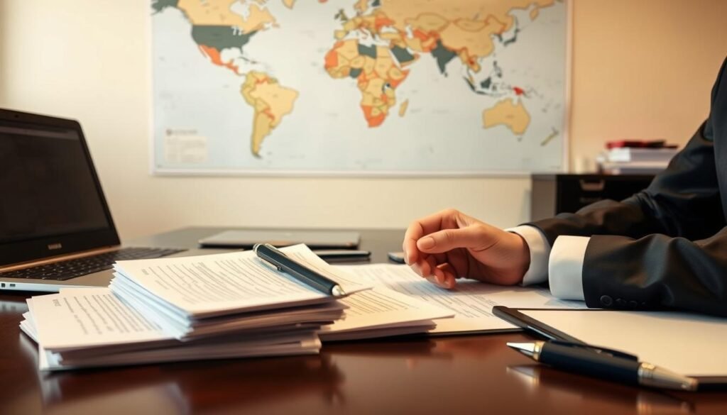 executive visa application process