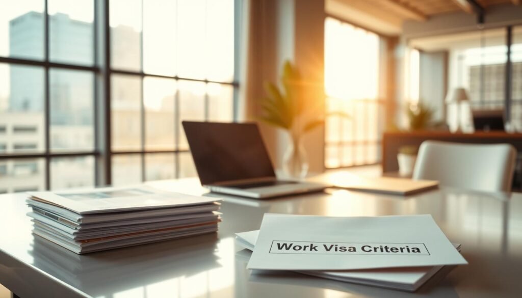 work visa criteria