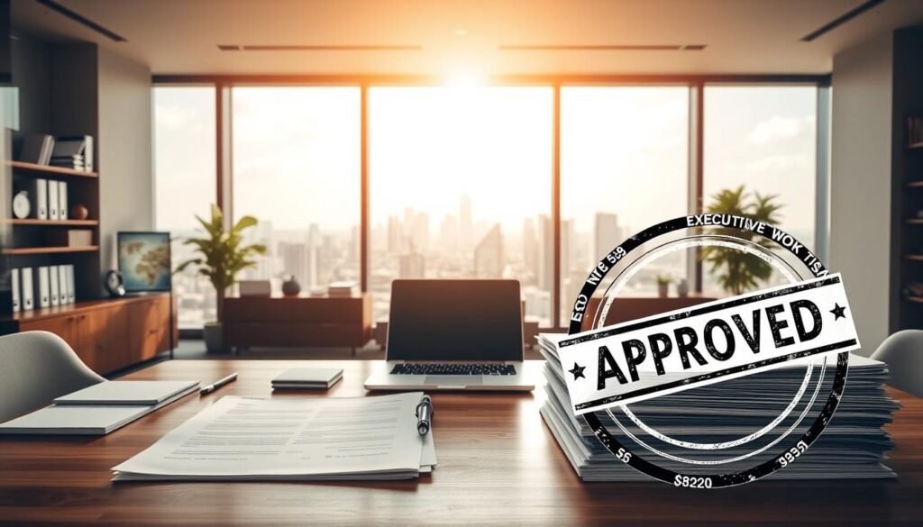 executive work visa process