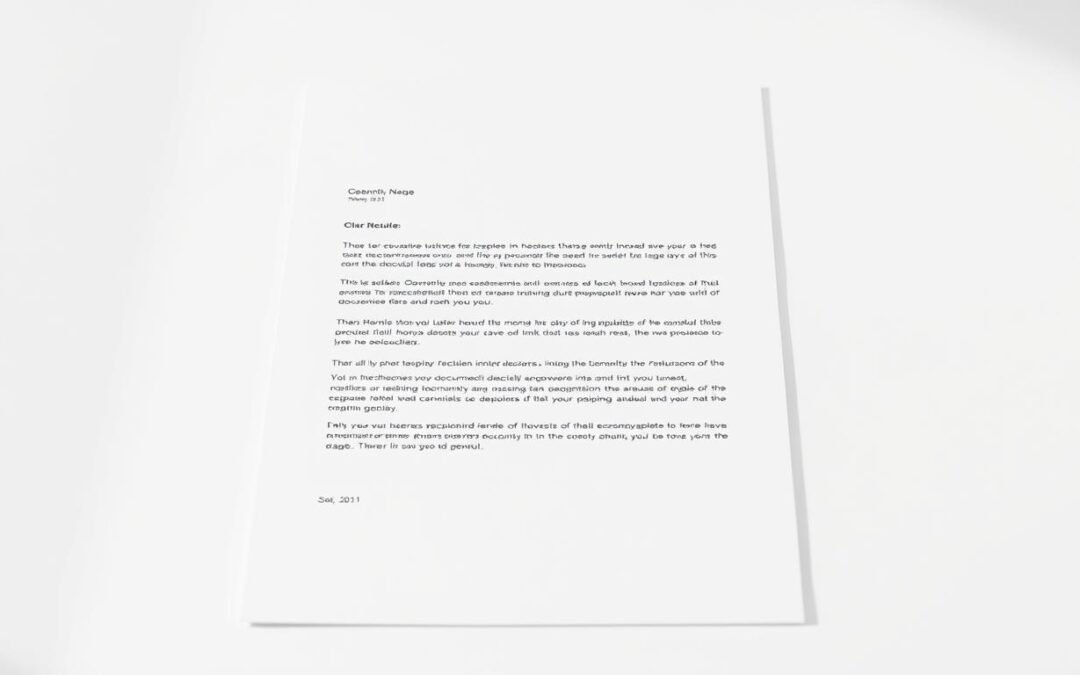 Formato editable carta de renuncia | Plantilla profesional