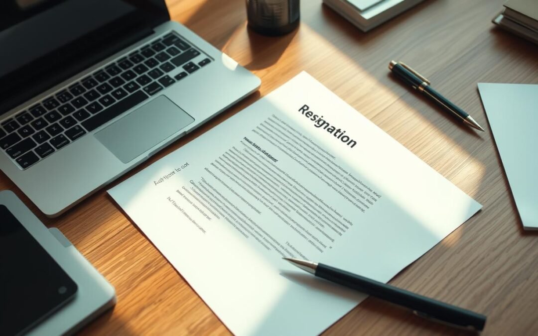 Modelo carta de renuncia al trabajo: Ejemplo profesional