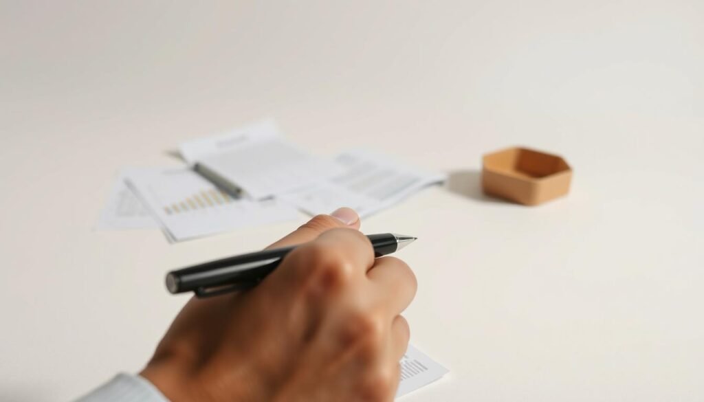 A thoughtful evaluation, captured through a clean, minimalist composition. In the foreground, a hand holds a pen, poised to record insights, set against a plain, neutral background. The lighting is soft, diffused, creating a contemplative mood. In the middle ground, scattered documents, spreadsheets, and assessment forms suggest the data-driven nature of the evaluation process. The overall scene conveys a sense of focus, diligence, and evidence-based decision-making, reflecting the importance of rigorous talent selection. A thoughtful evaluation, captured through a clean, minimalist composition. In the foreground, a hand holds a pen, poised to record insights, set against a plain, neutral background. The lighting is soft, diffused, creating a contemplative mood. In the middle ground, scattered documents, spreadsheets, and assessment forms suggest the data-driven nature of the evaluation process. The overall scene conveys a sense of focus, diligence, and evidence-based decision-making, reflecting the importance of rigorous talent selection.